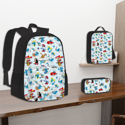 20 Misc Designs, 3 Piece Bag Set – Oxford Backpack, Lunch Bag, Pencil Pouch