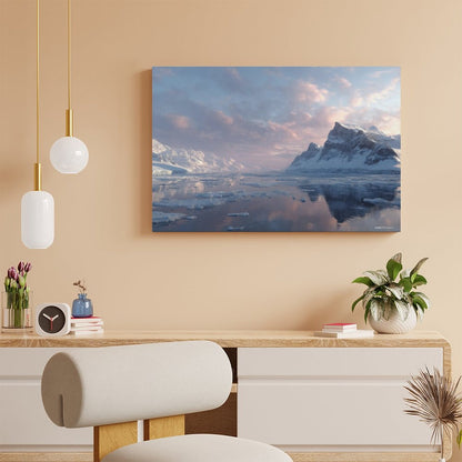 Arctic Beauty, Vintage Framed Canvas Art - 2 Sizes – Made in the USA