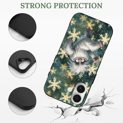 Silly Yeti Dancing, iPhone 17 TPU Black Phone Case