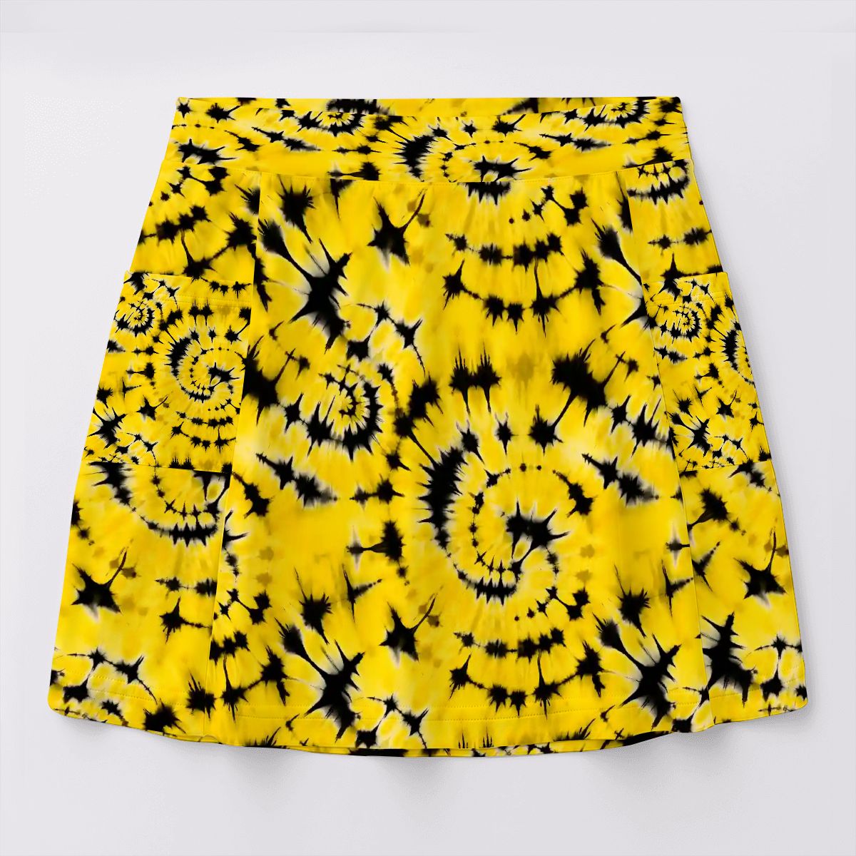 10 Tie Dye Designs, Women’s Milk Silk Sports Skorts with Pockets