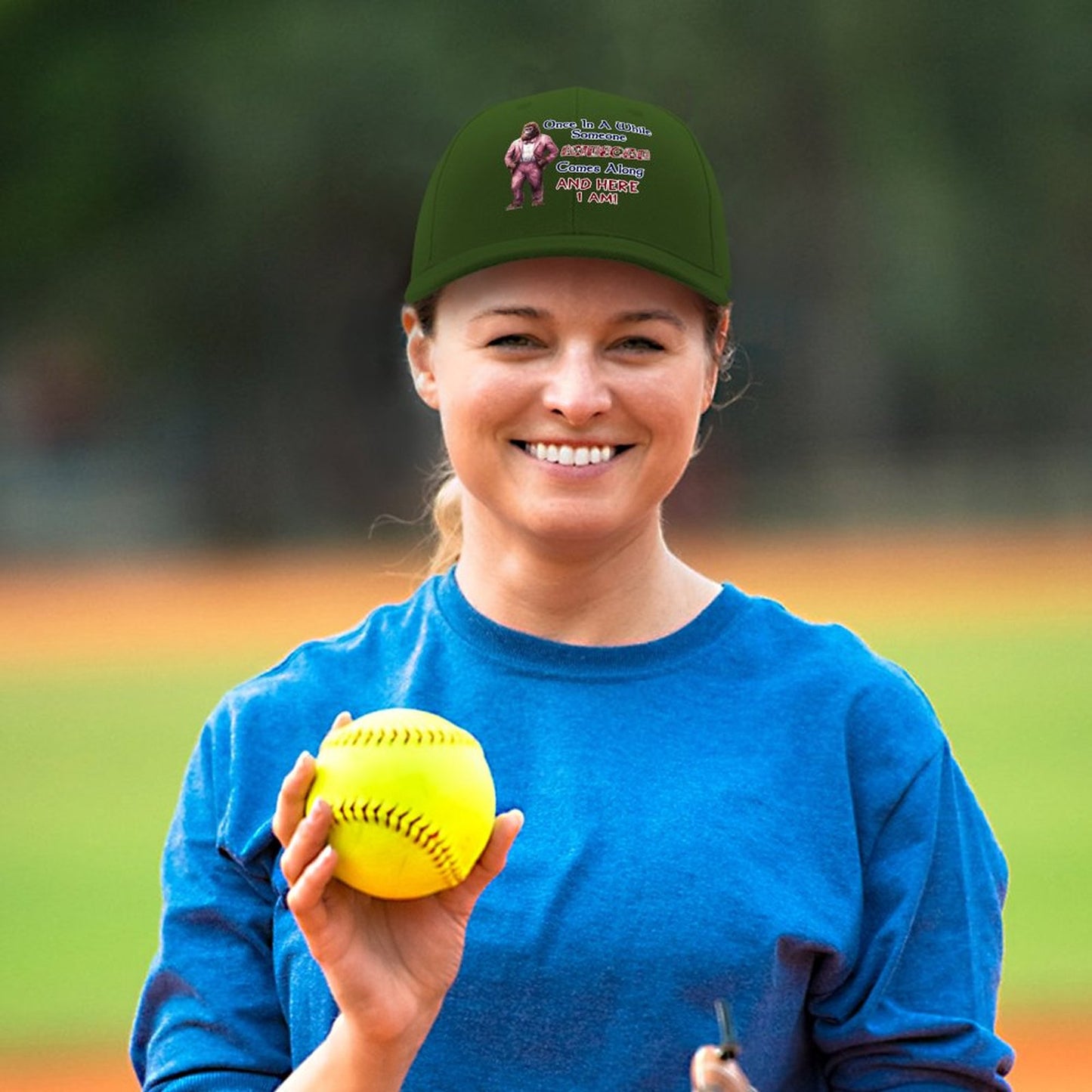 Bigfoot, Sasquatch, "Every once in a while..", Baseball Cap – 8 Colors