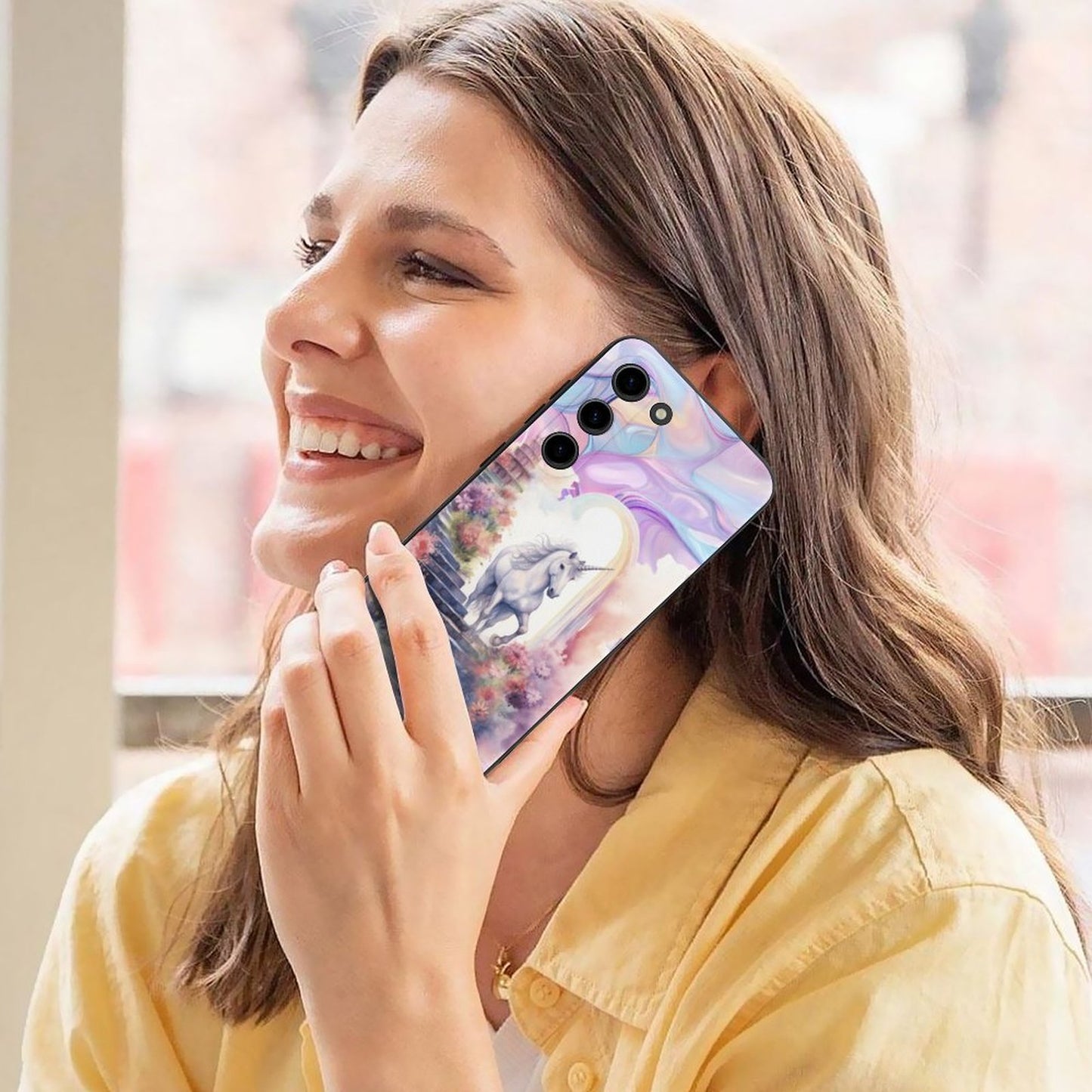 Unicorn, Samsung S23 Series TPU Cell Phone Case