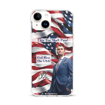 Charlie Kirk Memorial, TPU Apple iPhone 15 Case