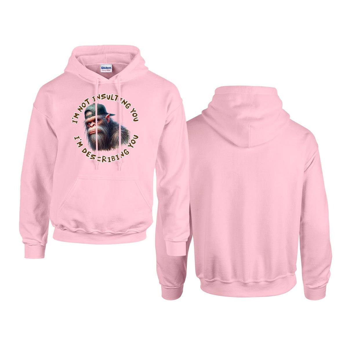 Sasquatch, Bigfoot Design, Gildan 18500 Poly-Cotton Hoodie
