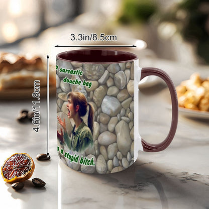 Sarcastic Sasquatch "I'll stop being..", Large 15 Ounce Colorful Mugs – Made In USA