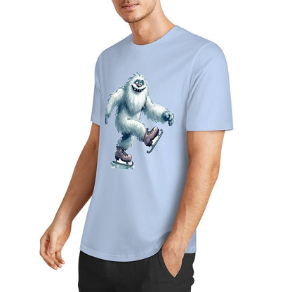 Bigfoot - Sasquatch Yeti Skate, Short Sleeve Cotton T-Shirt