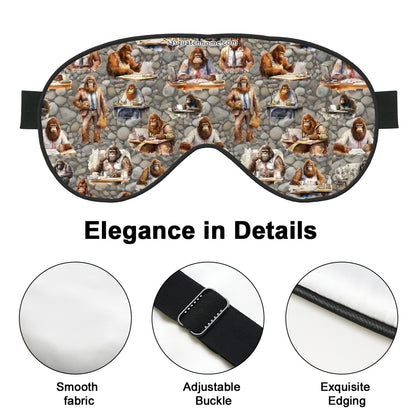 Scholar Sasquatch Soft Eye Polyester Eye Mask Light Blocker