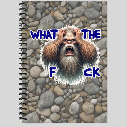 Bigfoot, Sasquatch, "WTF" Spiral Notebook
