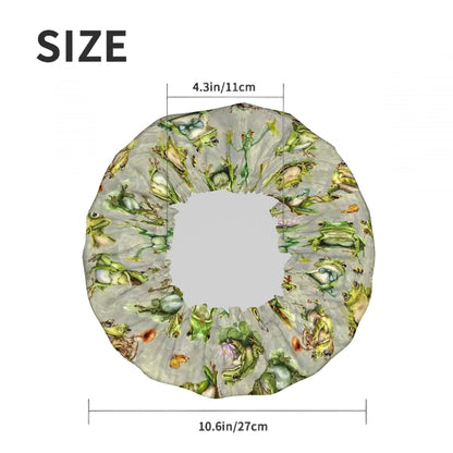 10 Animal Designs, Reusable Shower Cap