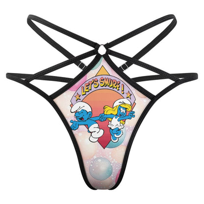 "Let's Smurf" Sexy G String Thong for Women
