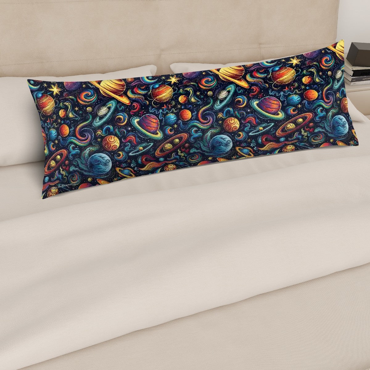 12 Galaxy / Outer Space Designs, Long Body Pillow Case