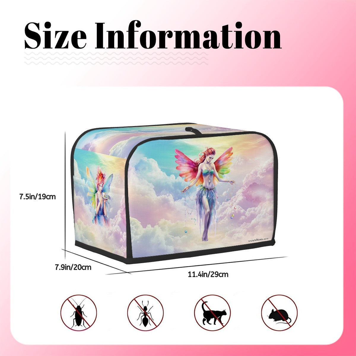 Fairy Themed, 2 Slice Toaster Cover