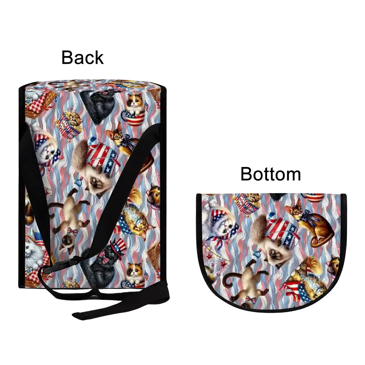 8 Patriot Designs, Bucket-Shaped Car Trash Bag