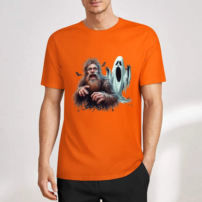 Bigfoot - Sasquatch Halloween Short Sleeve Cotton T-Shirt