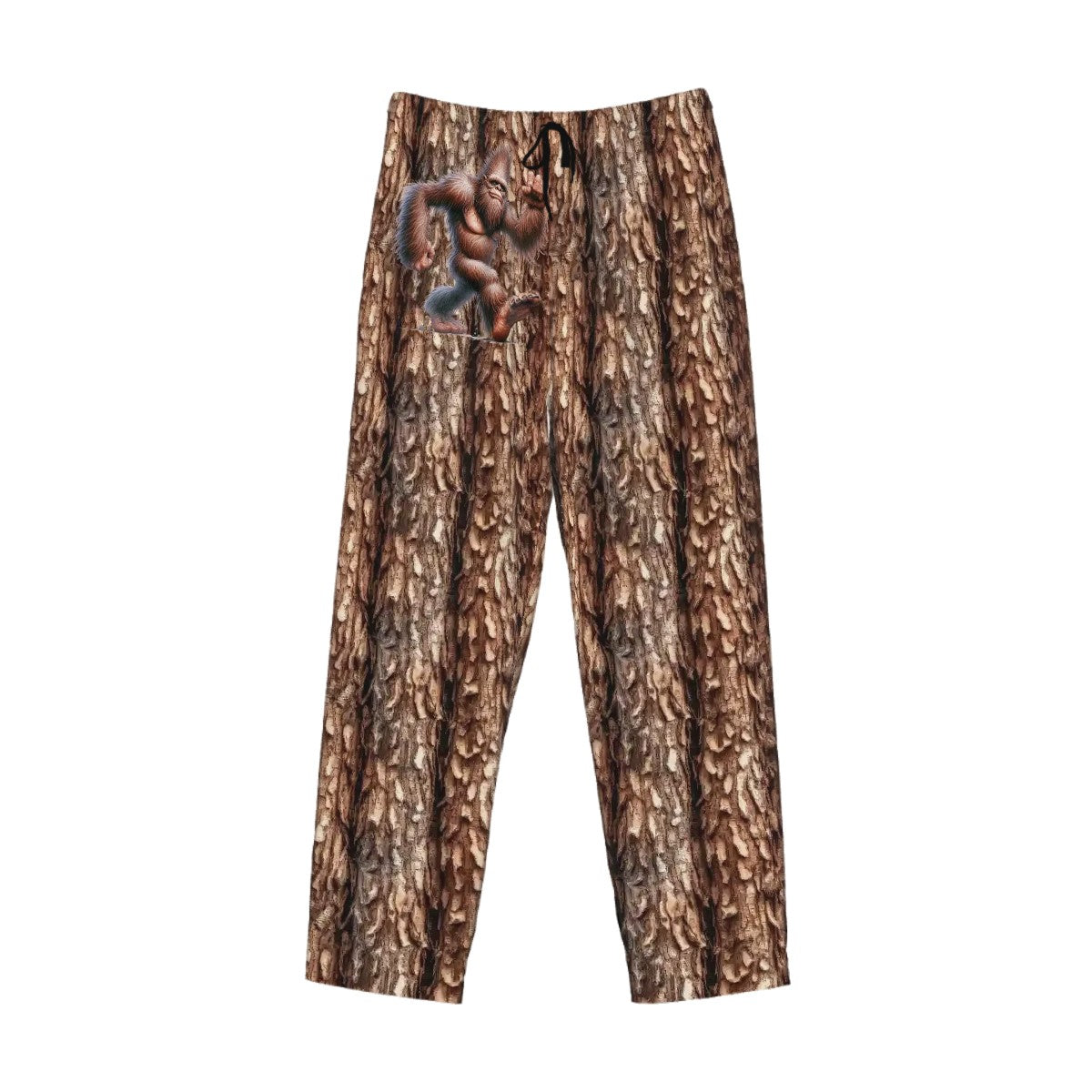 Bigfoot / Sasquatch Men’s Polyester, Drawstring, Pajama Pants