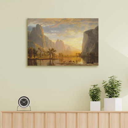 Beautiful Vintage Framed Canvas Art - 2 Sizes – Made in the USA