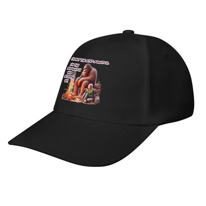Bigfoot, Sasquatch “I'm not the step Squatch..", Baseball Cap – 8 Colors