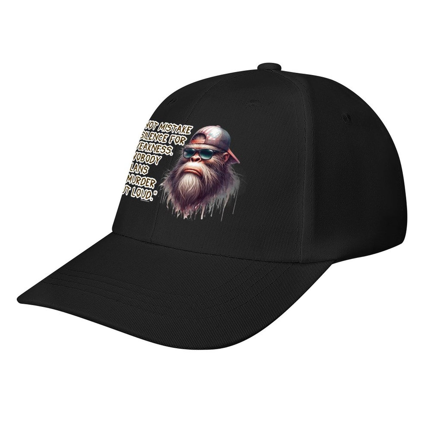 Bigfoot / Sasquatch “Do not mistake..", Baseball Cap – 8 Colors