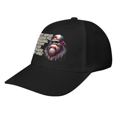 Bigfoot / Sasquatch “Do not mistake..", Baseball Cap – 8 Colors