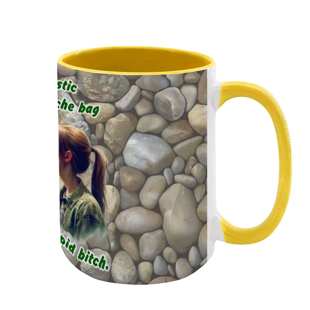 Sarcastic Sasquatch "I'll stop being..", Large 15 Ounce Colorful Mugs – Made In USA