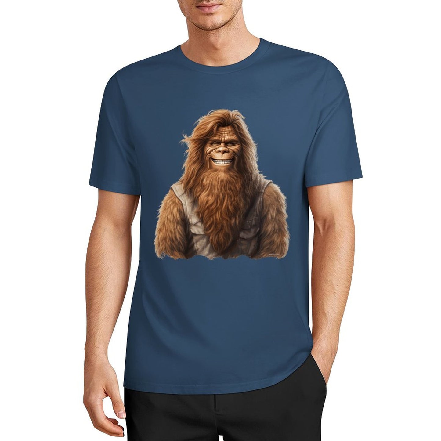 Bigfoot - Sasquatch Hillbillie Short Sleeve Cotton T-Shirt