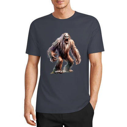 Bigfoot - Sasquatch Scary Short Sleeve Cotton T-Shirt