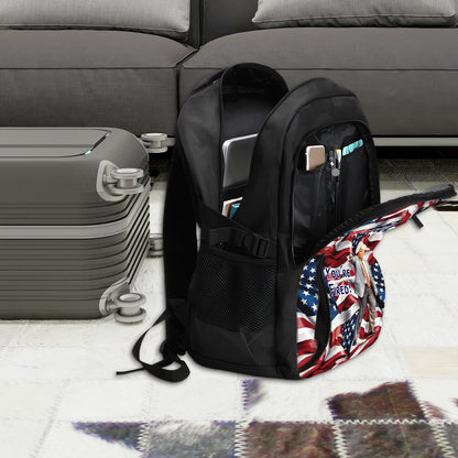 Donald Trump "You're Fired", Large Capacity, Oxford Travel, Laptop Bag with USB Charger