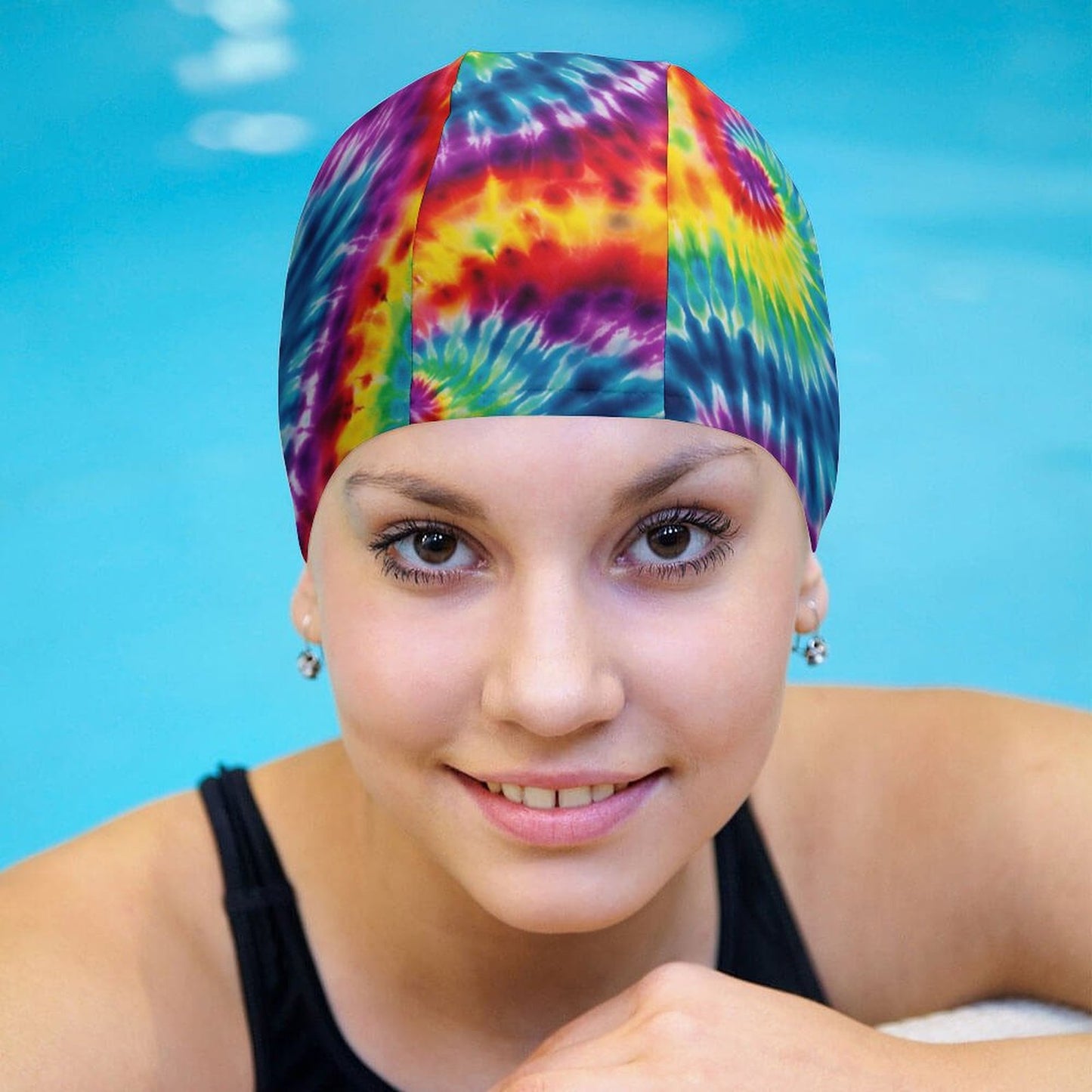 19 Tie Dye Designs, Adult Swimming Cap