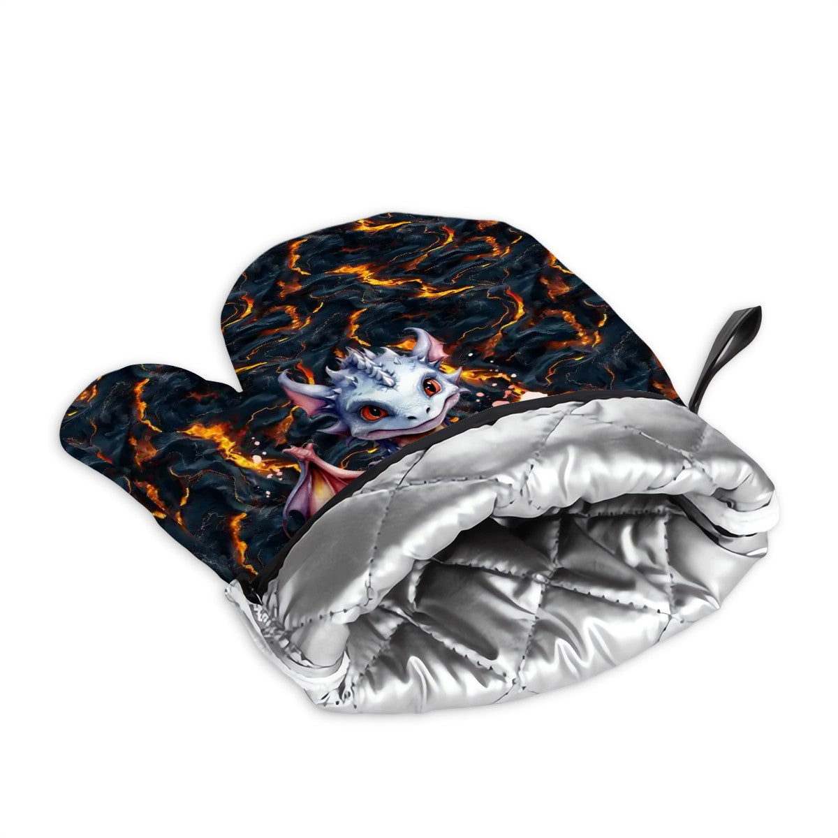 Baby Dragon, 4 Piece Oven Mitts / Pot Holder Sets