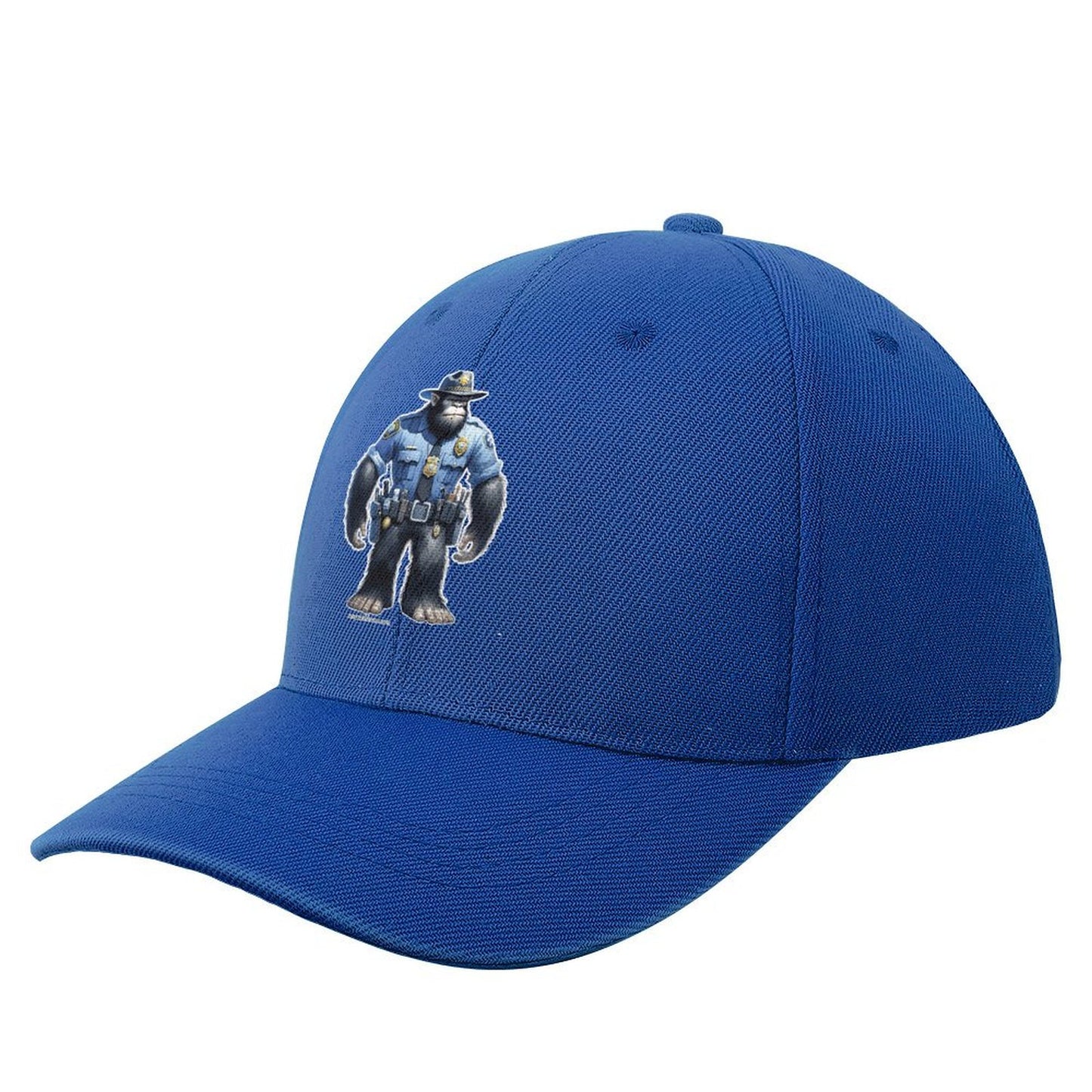 Bigfoot, Sasquatch Police Officer - Polyester Baseball Cap