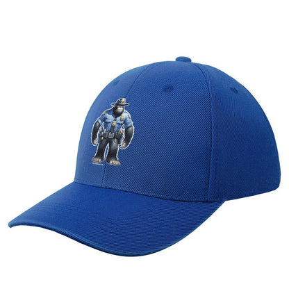 Bigfoot, Sasquatch Police Officer - Polyester Baseball Cap