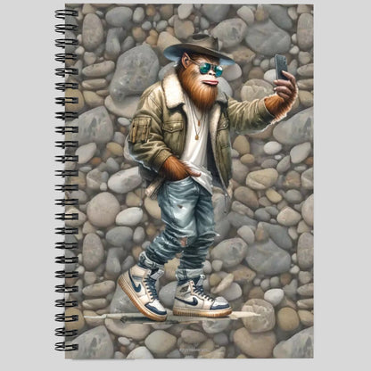 Bigfoot / Sasquatch Spiral Notebook