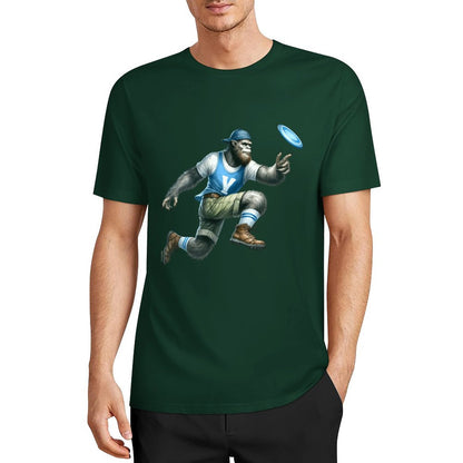 DTF 160gsm Cotton Men's Short Sleeve T-shirt (Front Printing)