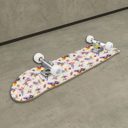 6 Fairy Designs, High Density 7 Layer Skateboard, Made In USA