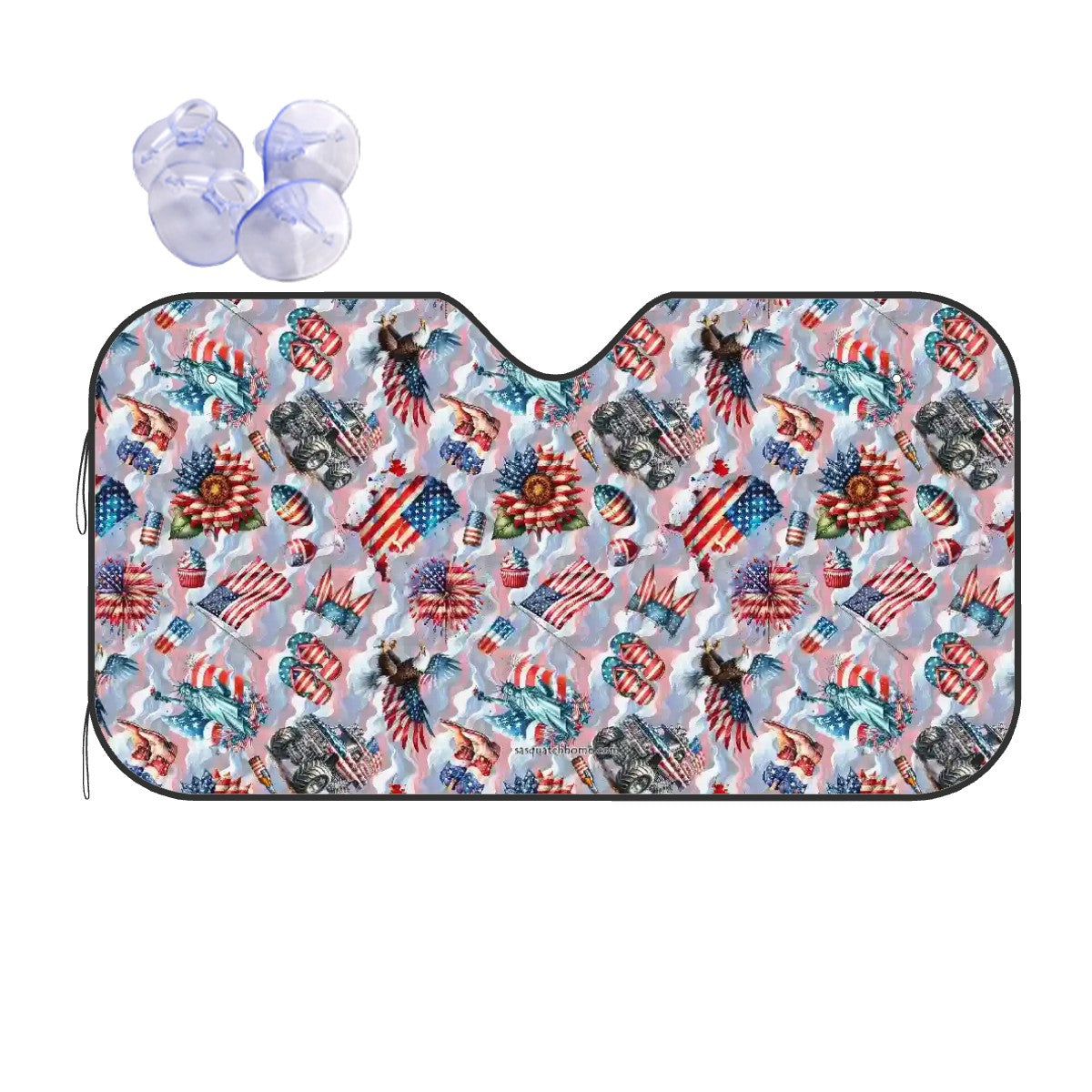 8 Patriot Designs, Auto Car Windshield Sun Shade