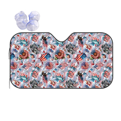 8 Patriot Designs, Auto Car Windshield Sun Shade