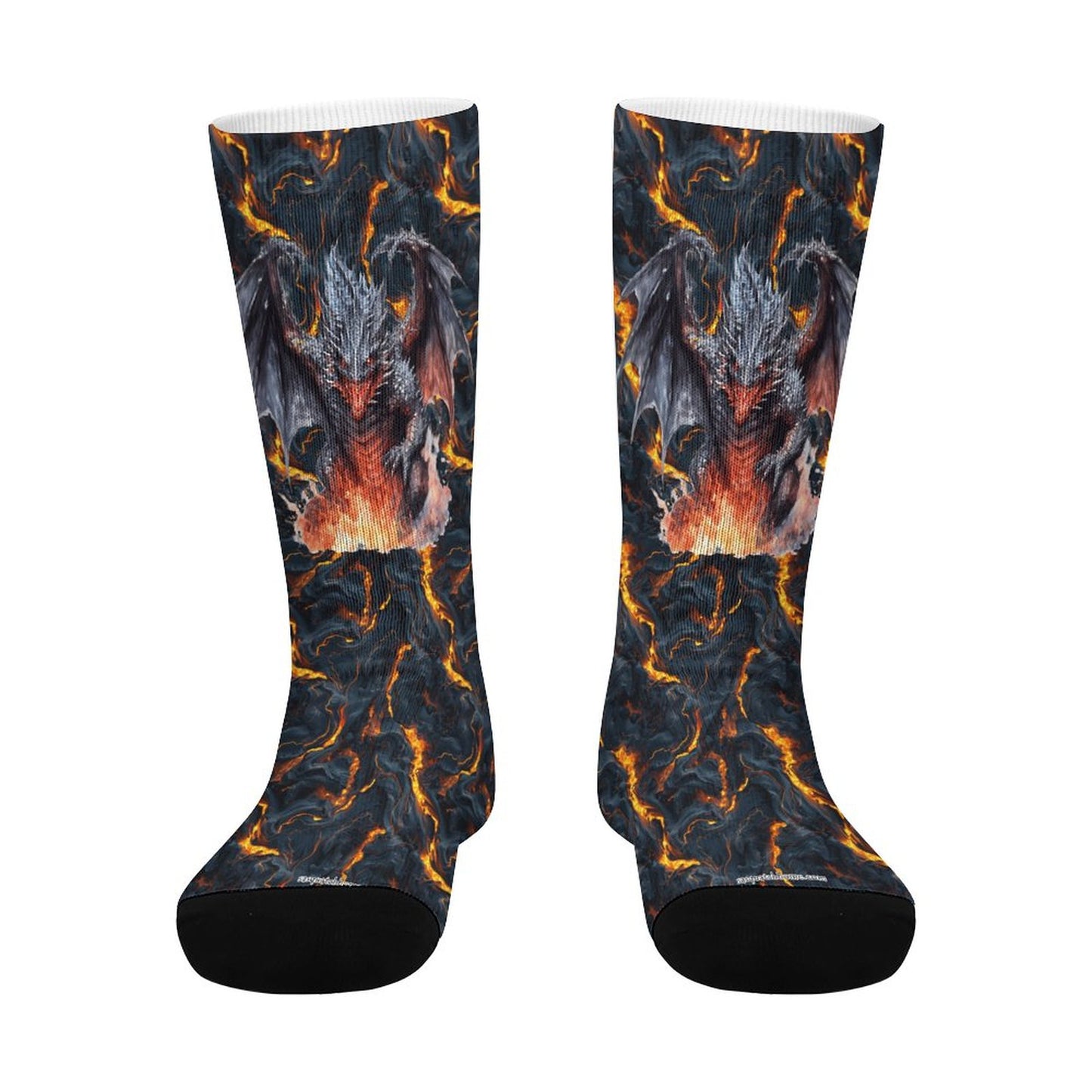 Fire Dragon, Children’s Polyester Socks