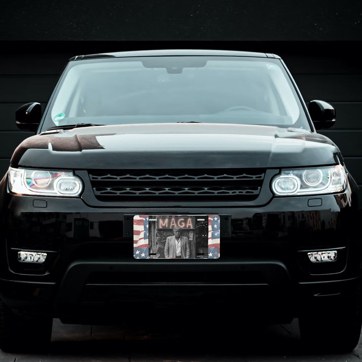 MAGA, Donald Trump - Automotive Vanity Plate, 12"x6", Aluminum License Plate