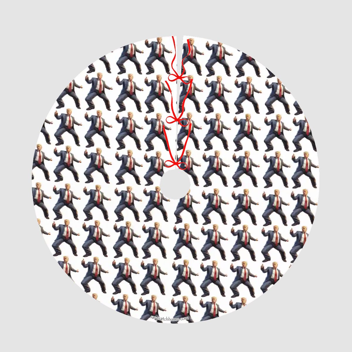 20 Donald Trump Designs, Plush Christmas Tree Skirt – 3 Sizes