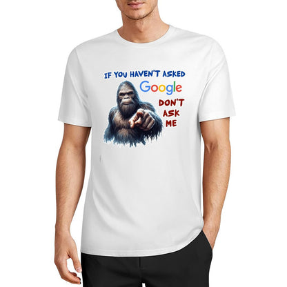 DTF 160gsm Cotton Men's Short Sleeve T-shirt (Front Printing)