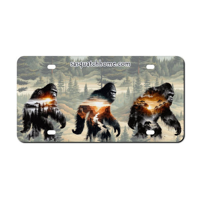 Sasquatch "We the Squatch" Car License Plate-11.8”x5.9”