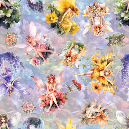 5 Fairy Designs, Women's Cami Pajamas Set