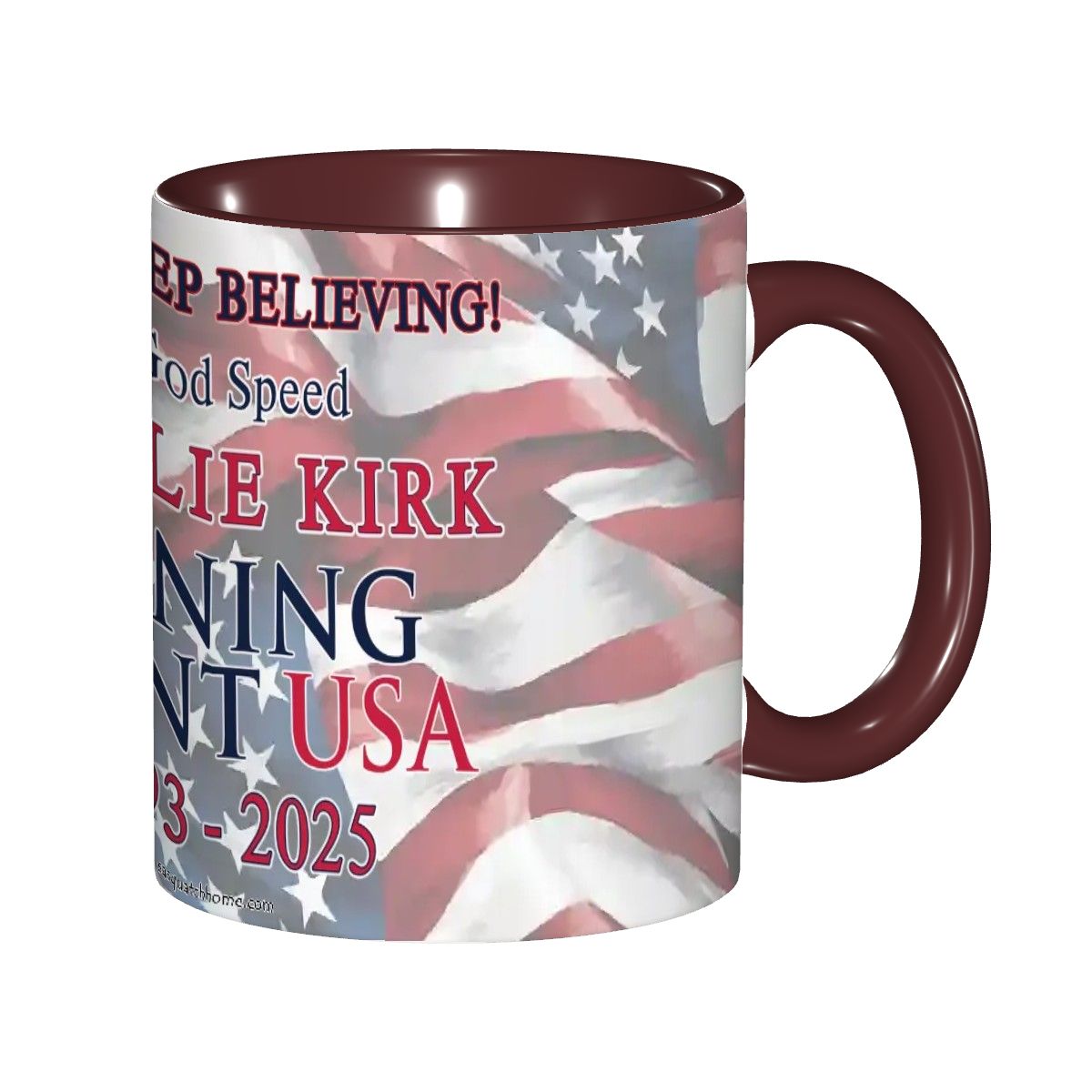 Charlie Kirk Memorial, Standard Colorful Coffee Mug (11oz) (Made in USA)