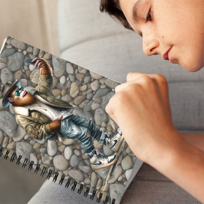 Bigfoot / Sasquatch Spiral Notebook