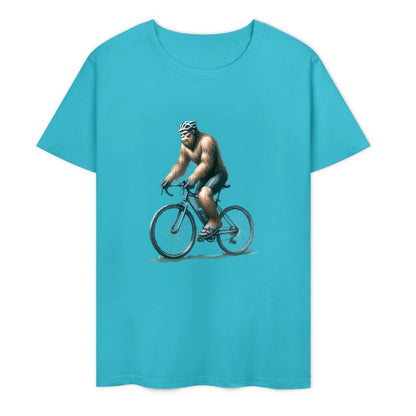 Bigfoot - Sasquatch Bicycle Short Sleeve Cotton T-Shirt