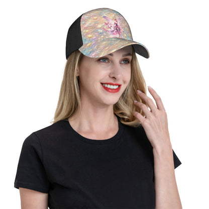 Fairy on Confetti, Baseball Cap, hat, Polyester Twill