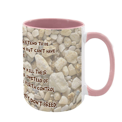 Sarcastic Sasquatch "The leftist..", Large 15 Ounce Colorful Mugs – Made In USA