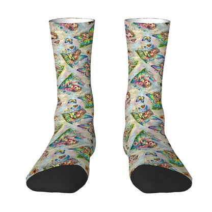 Polyester Crew Socks