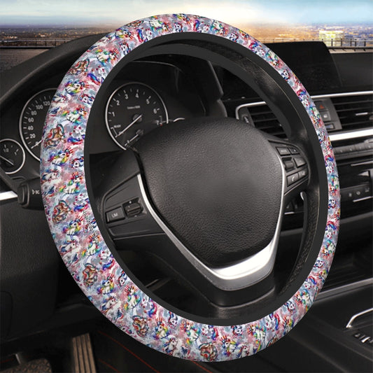 8 Patriot Designs, Rugged Auto Steering Wheel Cover - 15"