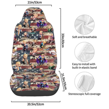 20 Donald Trump Designs, Set of 2 Front Auto Seat Cover